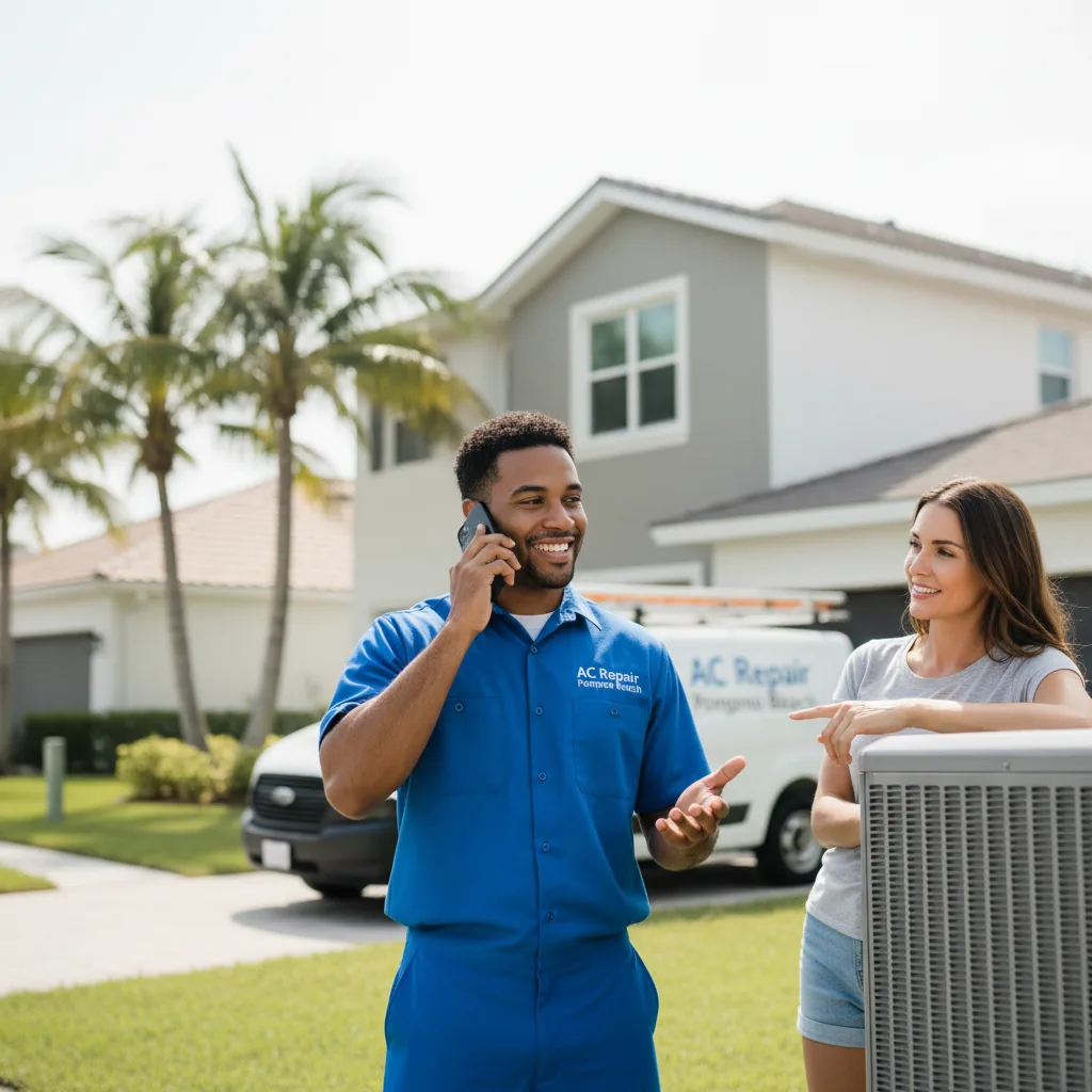 AC Repair Pompano Beach customer support in Topsham